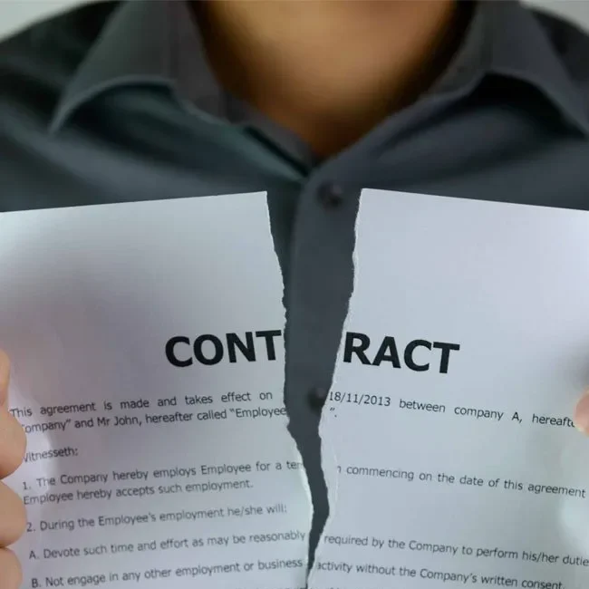 what is breach of contract​